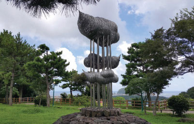 천지연 산책로 전경